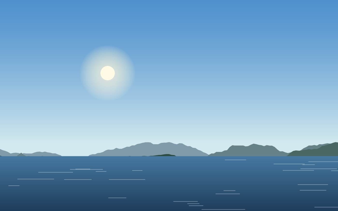 Landschaftsillustration