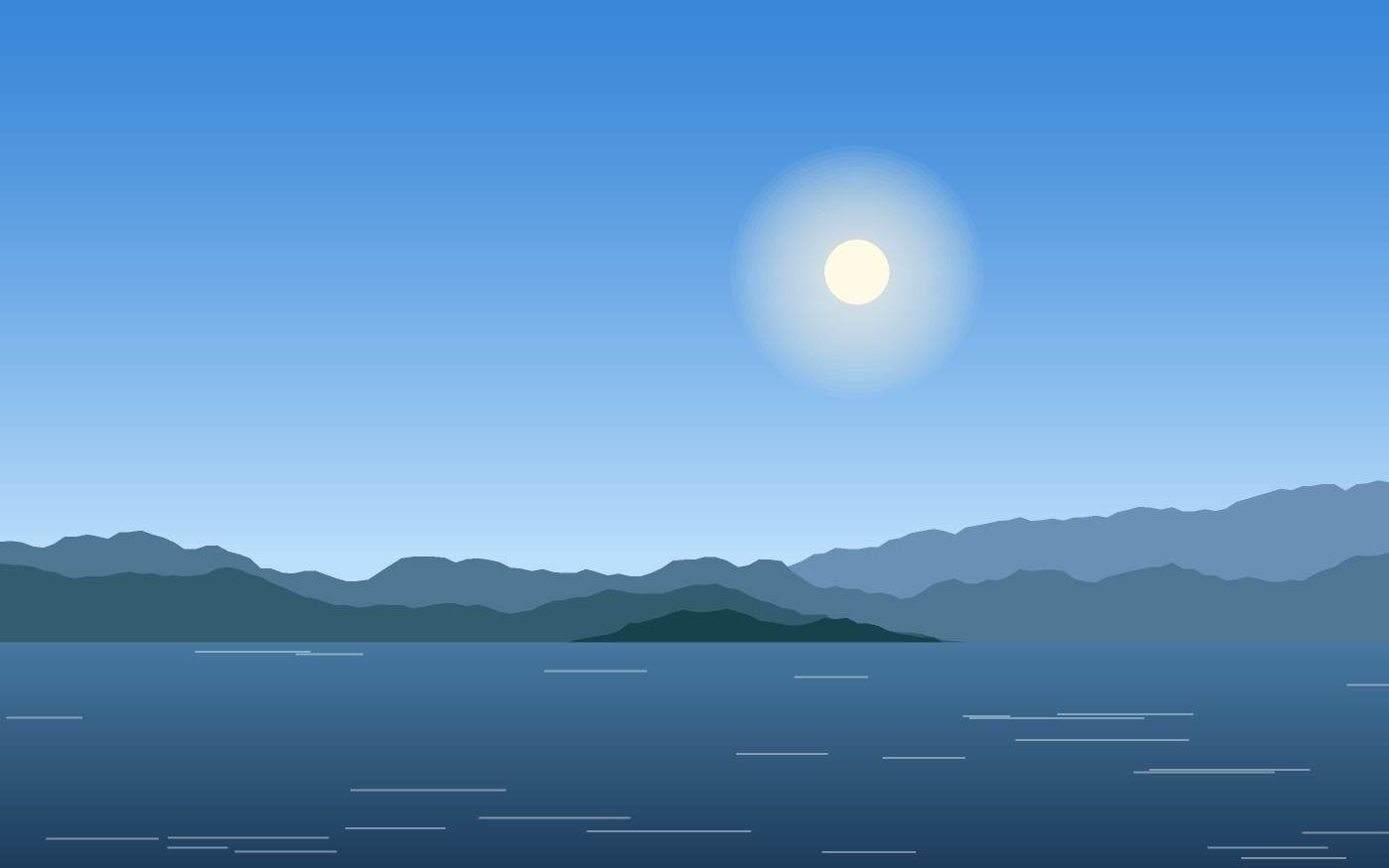 Landschapsillustratie