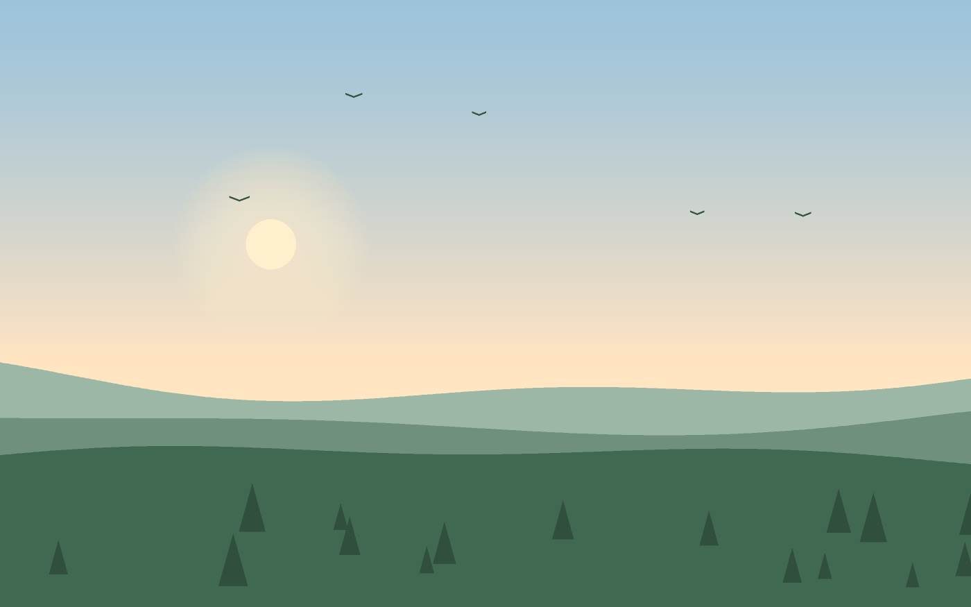 Landschapsillustratie