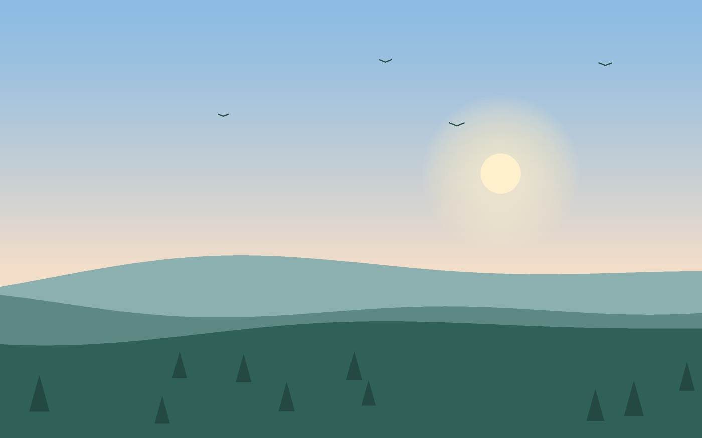 Landschapsillustratie