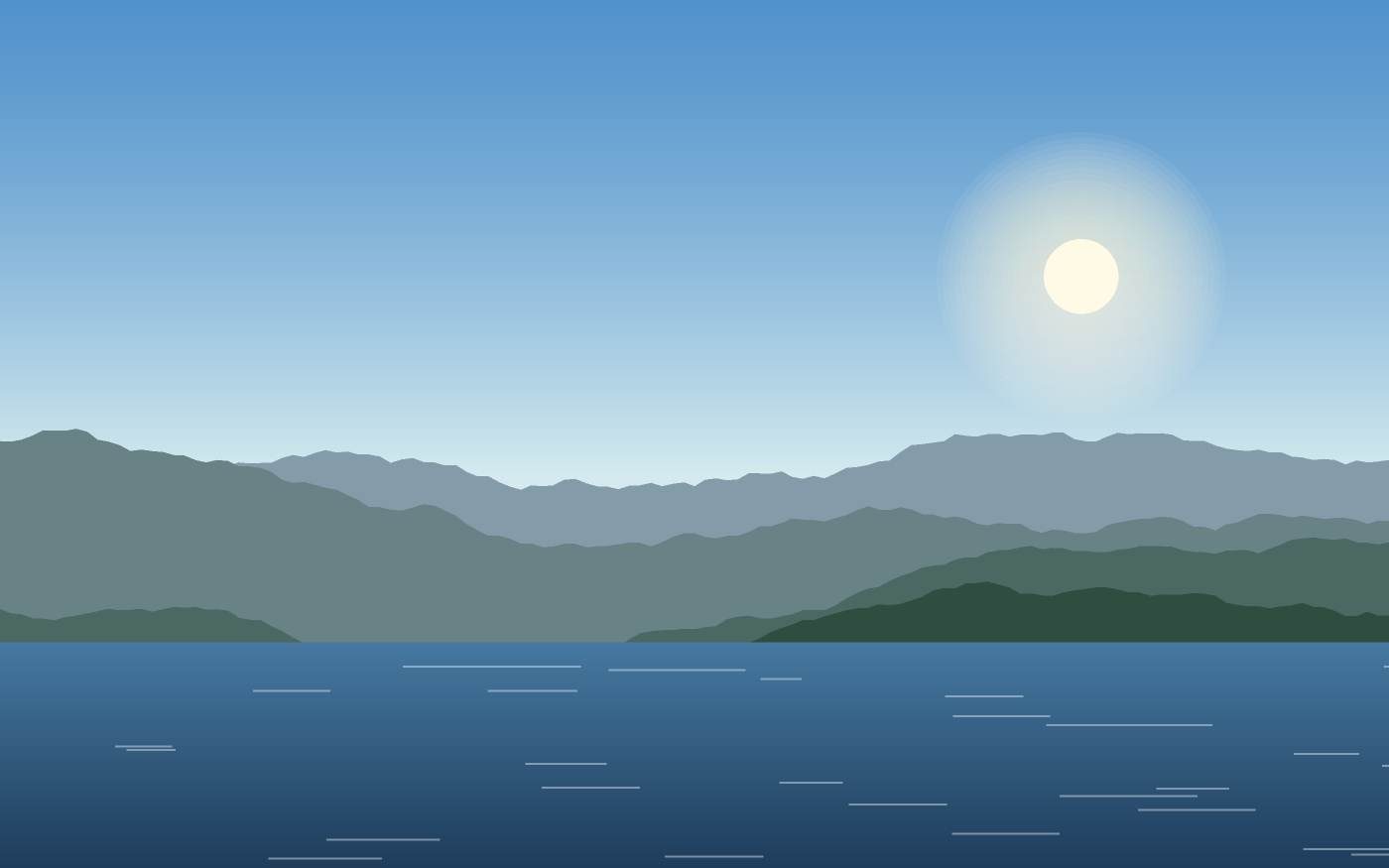 Landschaftsillustration