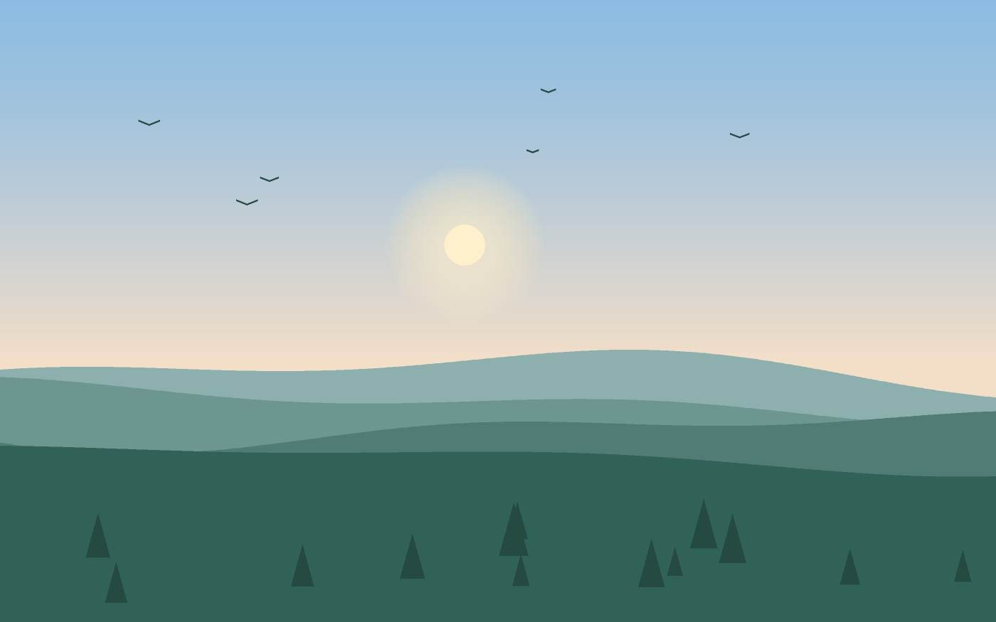 Landschaftsillustration