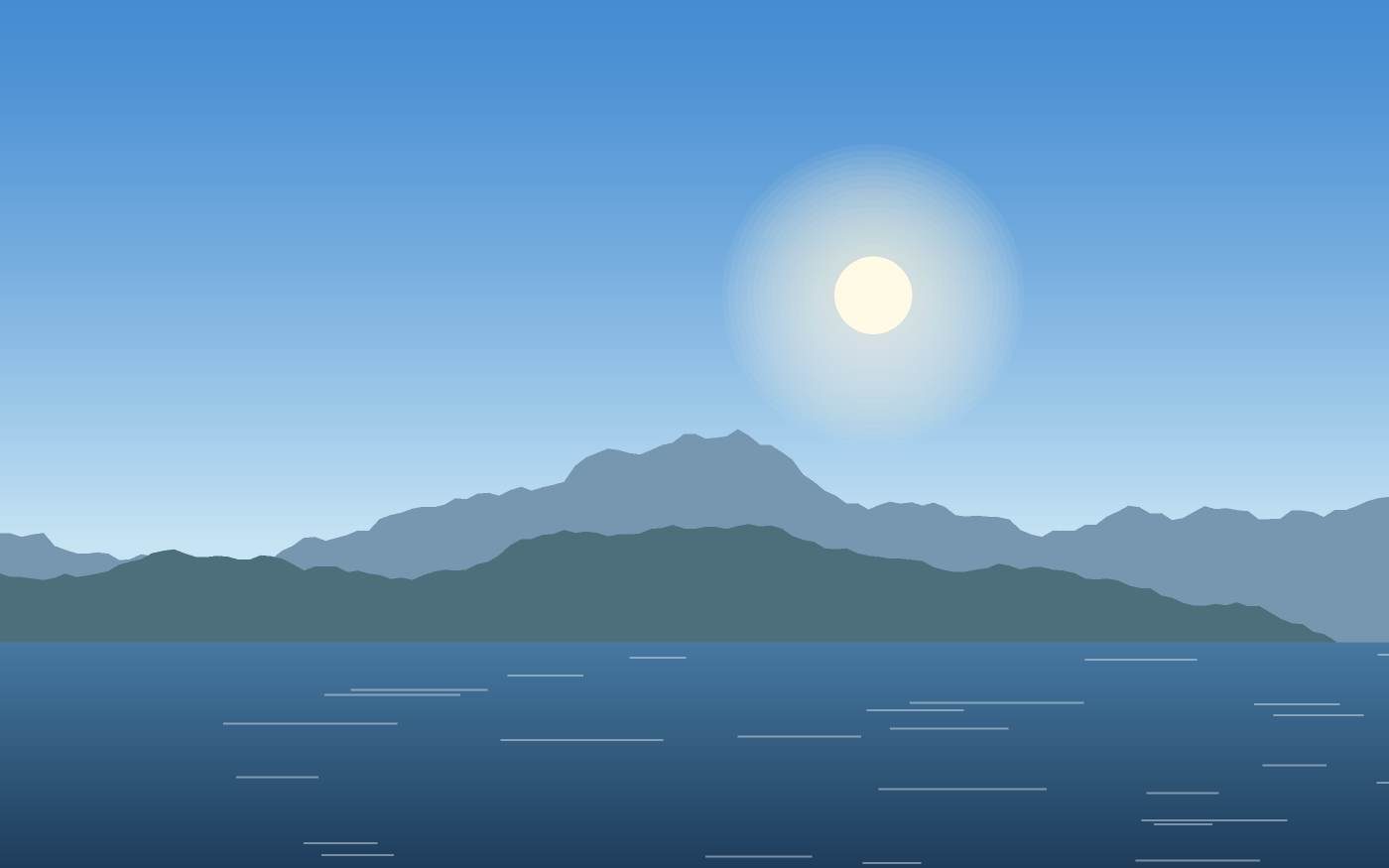 Landschaftsillustration