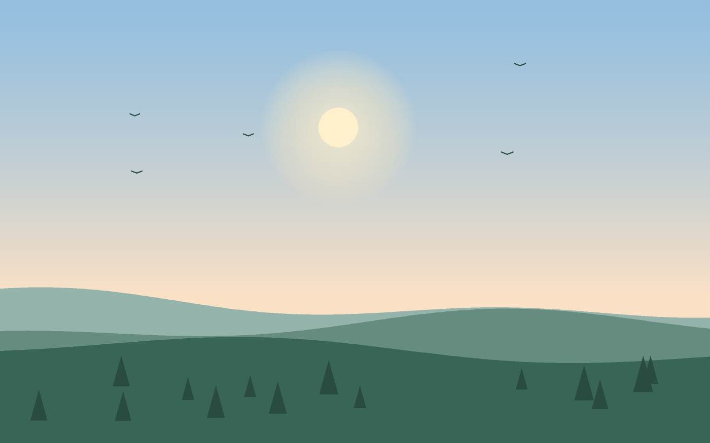 Ilustrace krajiny