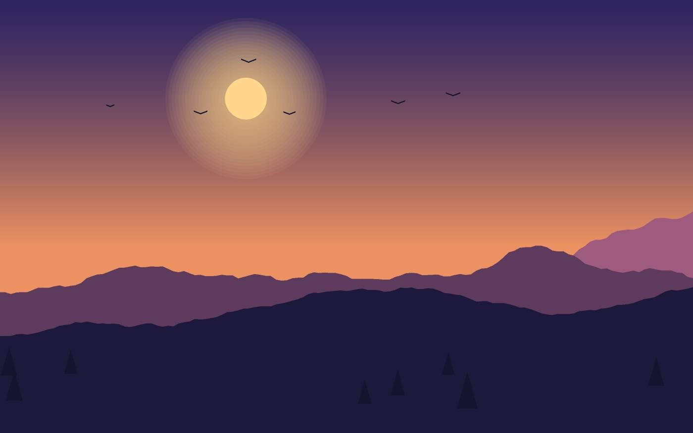 Landskabsillustration