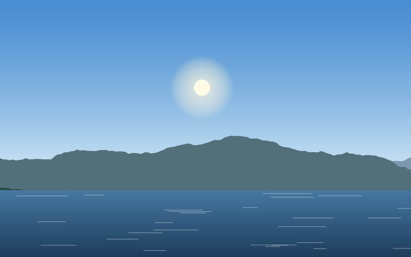 Ilustración de un paisaje