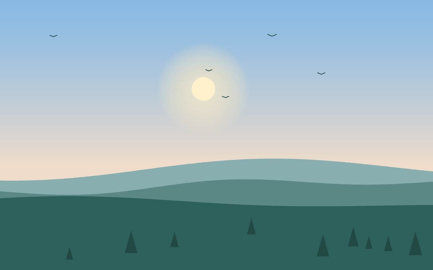 Ilustración de un paisaje