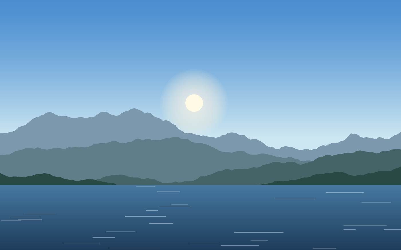 Landschapsillustratie