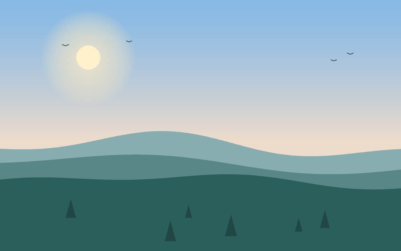 Landschapsillustratie
