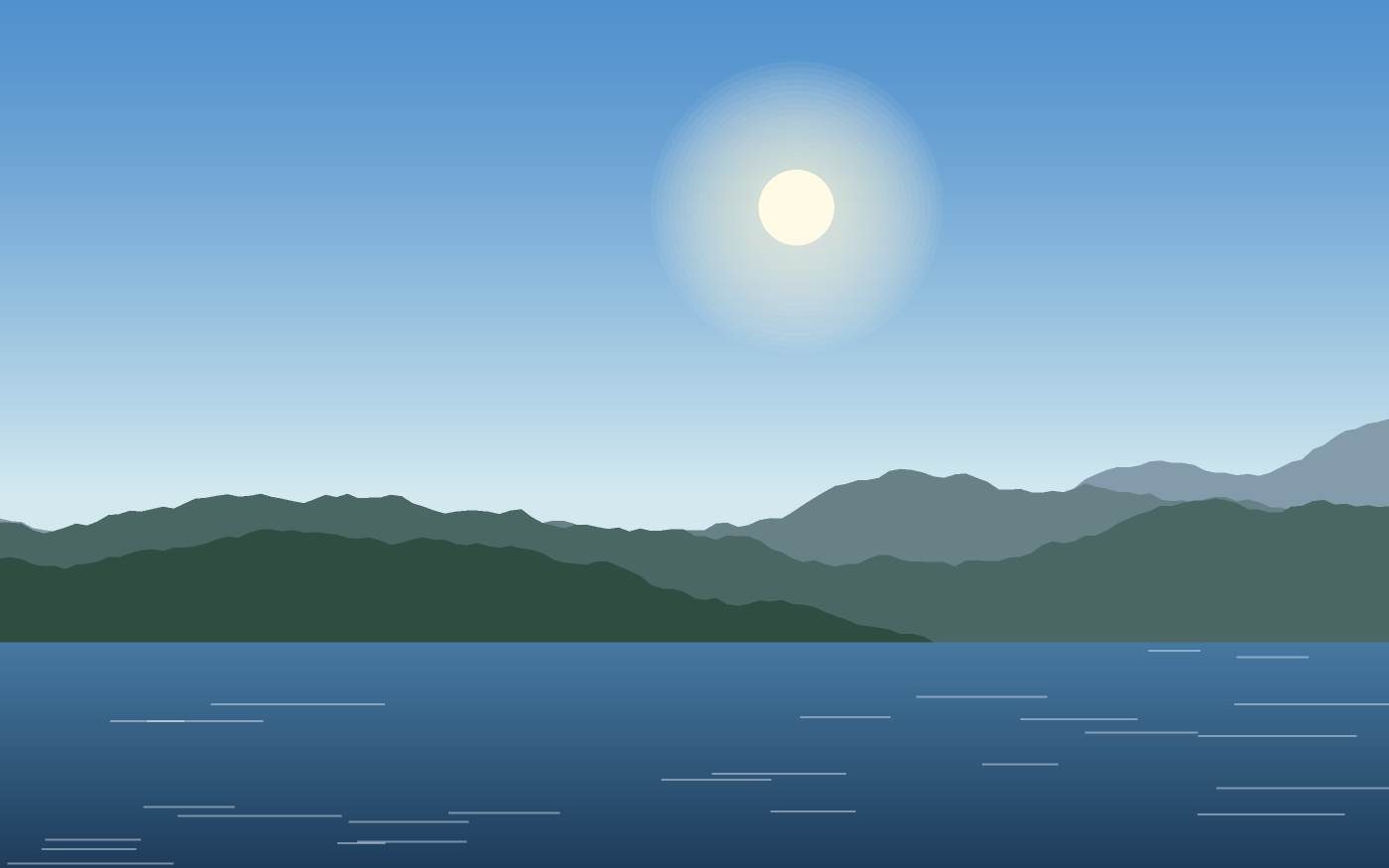 Landschapsillustratie