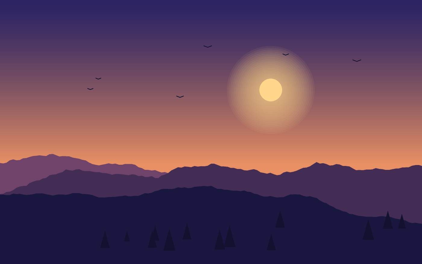 Ilustracja krajobrazu